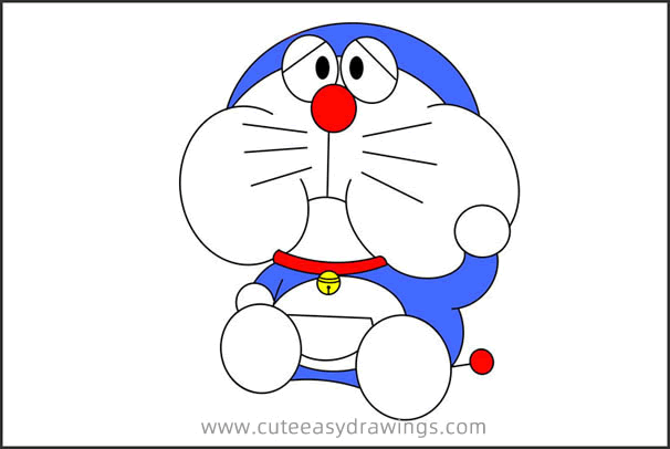 Detail Gambar Doraemon Warna Hitam Nomer 20