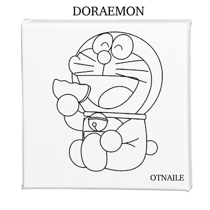 Detail Gambar Doraemon Yang Belum Diwarnai Nomer 19