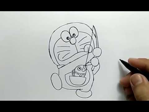 Detail Gambar Doraemon Yang Belum Diwarnai Nomer 25