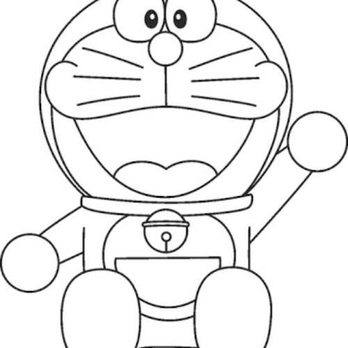 Detail Gambar Doraemon Yang Belum Diwarnai Nomer 30