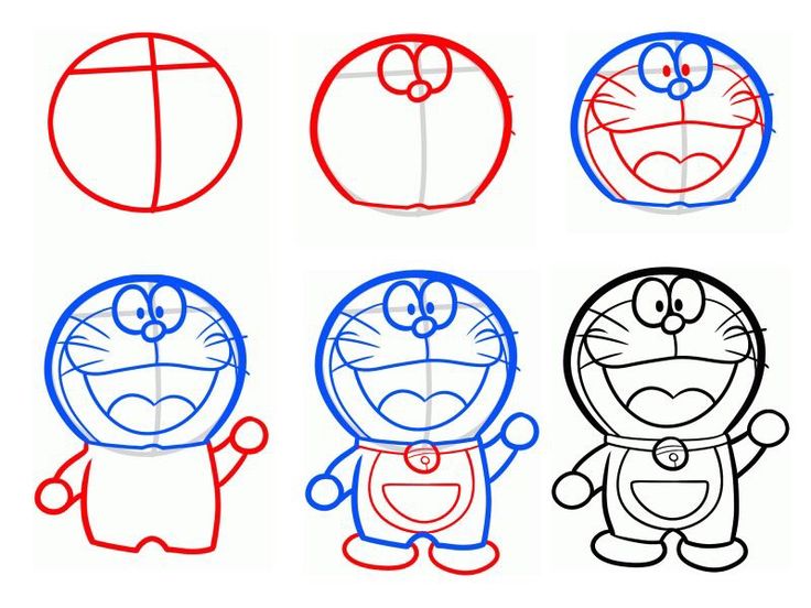 Detail Gambar Doraemon Yang Mudah Nomer 1