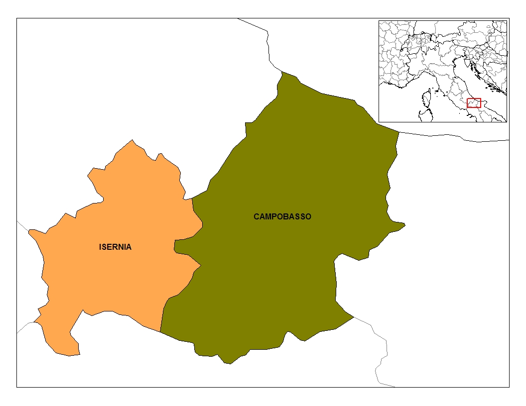 Detail Isernia Italia Mapa Nomer 13