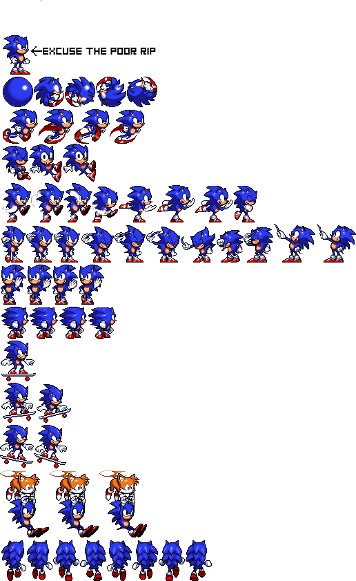 Download Sonic Sprites Nomer 7