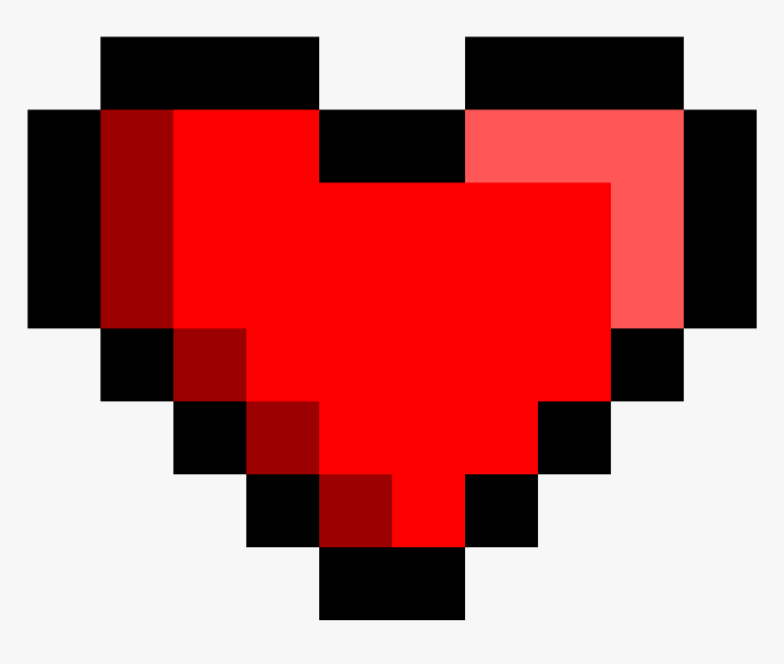 Detail Transparent Minecraft Heart Nomer 10