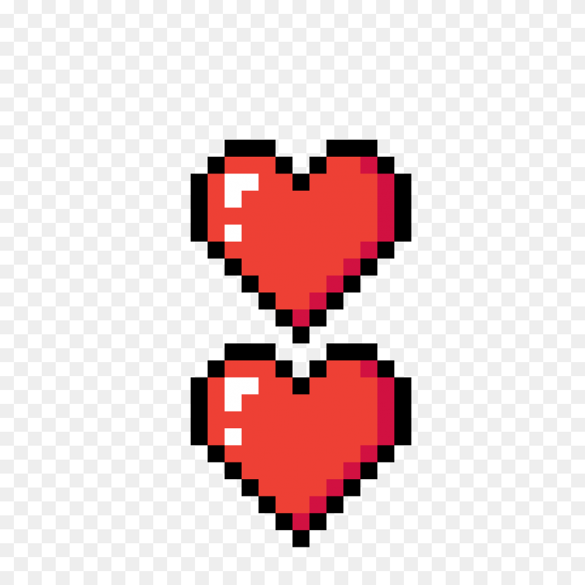 Detail Transparent Minecraft Heart Nomer 19