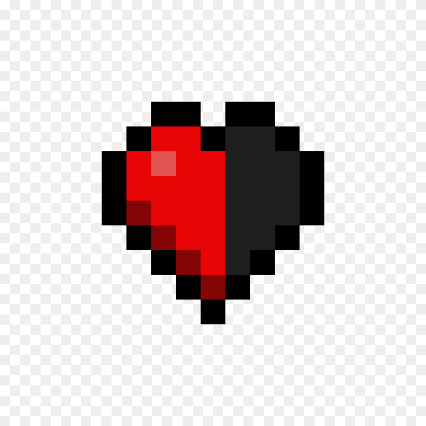 Detail Transparent Minecraft Heart Nomer 8