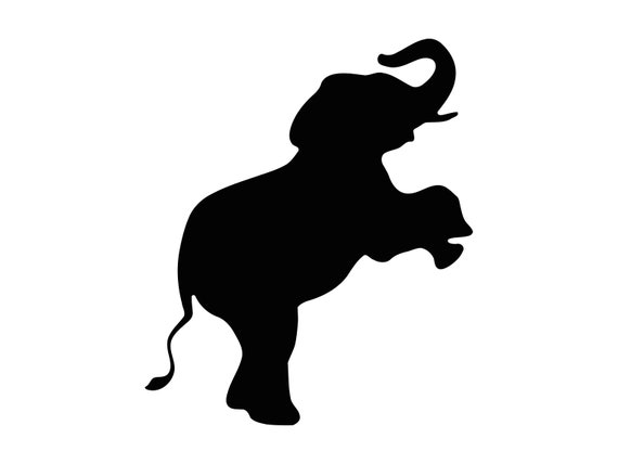 Detail Elephant Silhouette Nomer 11