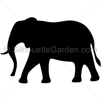 Detail Elephant Silhouette Nomer 15