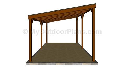 Detail Flachdach Pergola Holz Nomer 27