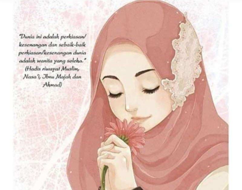 Detail Gambar Dp Bbm Wanita Muslimah Nomer 2