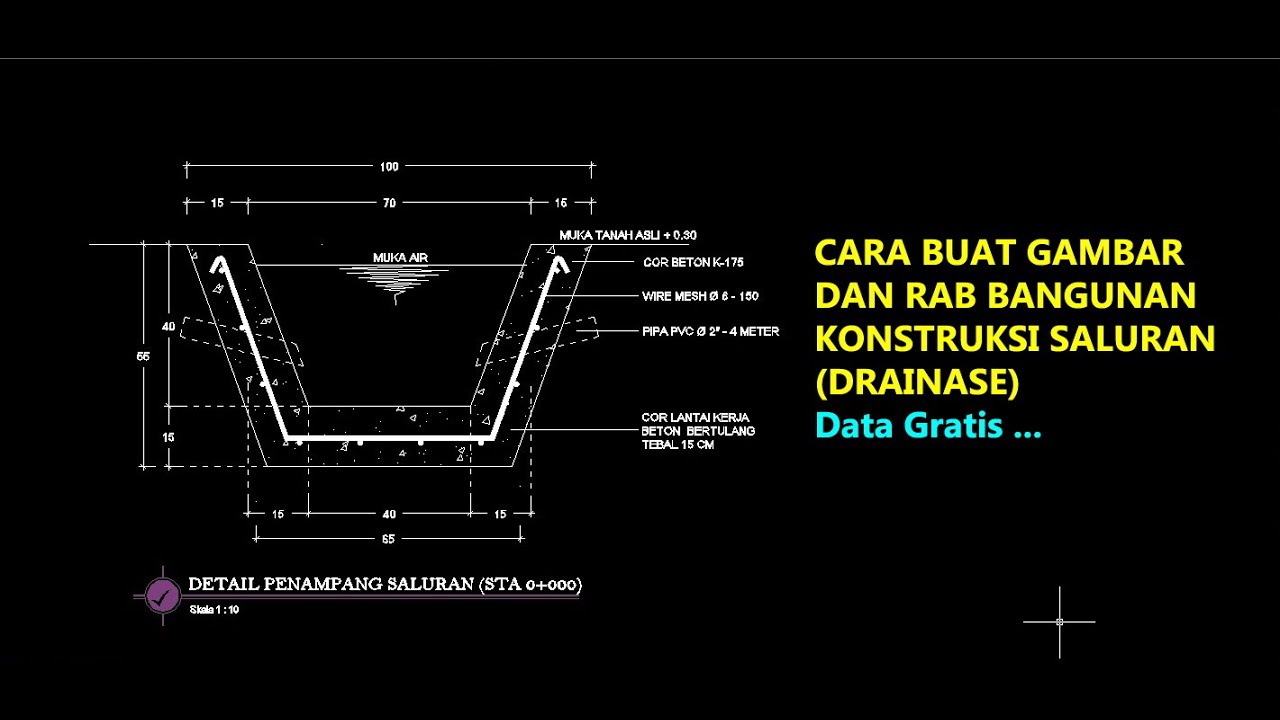 Detail Gambar Drainase Format Corel Nomer 6