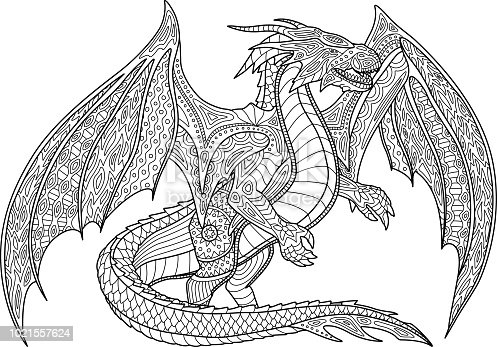 Detail Gambar Drawing Dragon Nomer 26