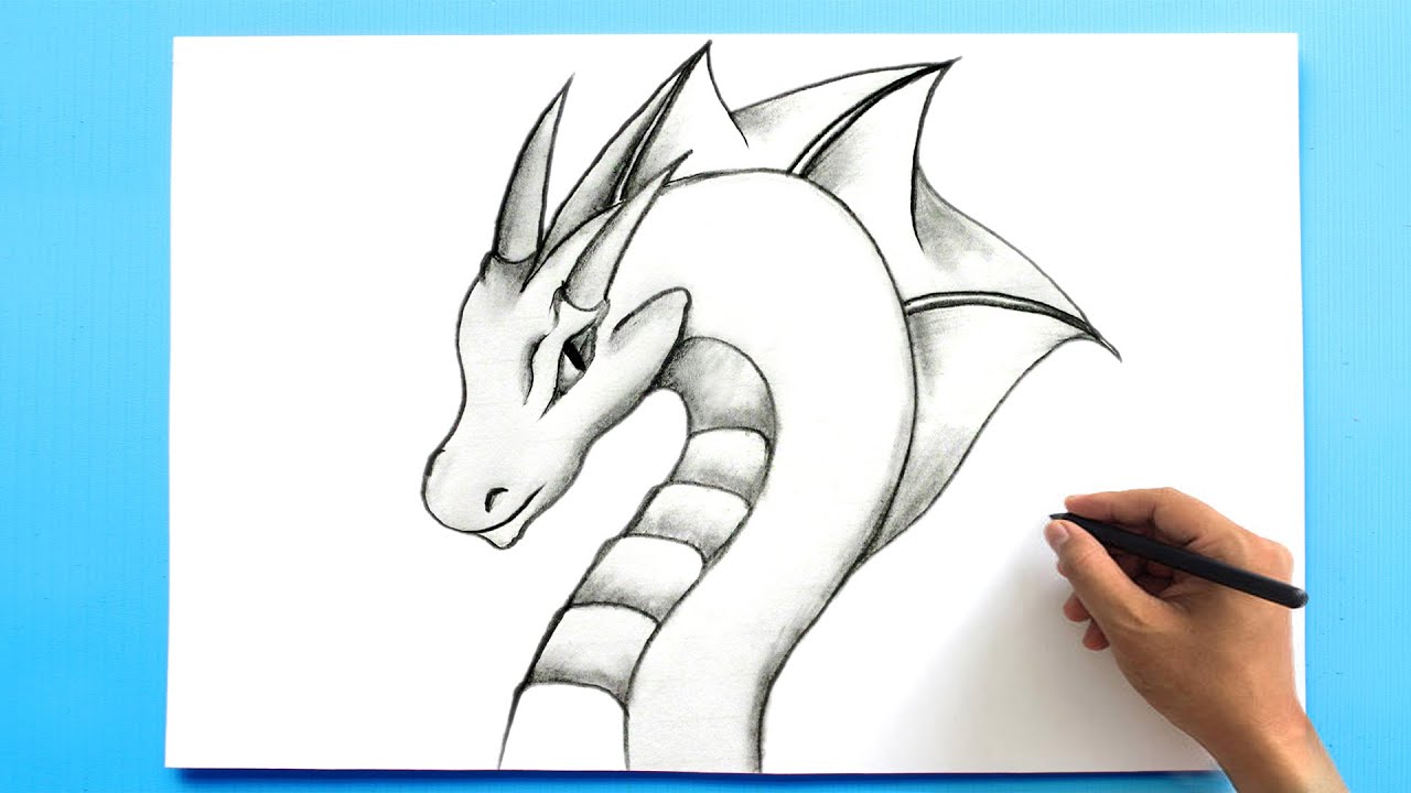 Detail Gambar Drawing Dragon Nomer 5