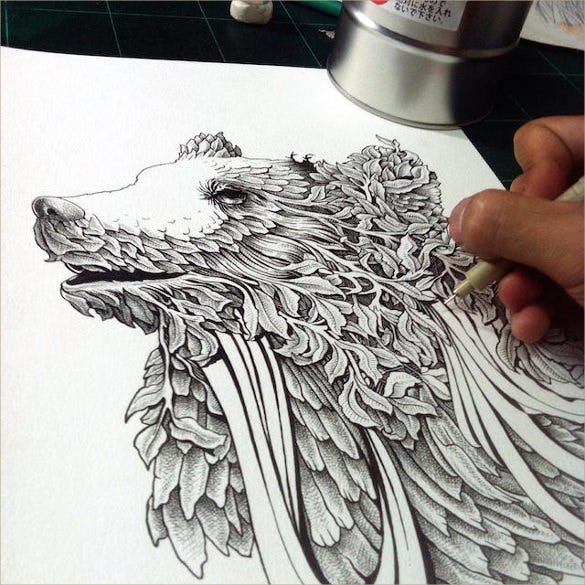 Detail Gambar Drawing Pen Art Nomer 44