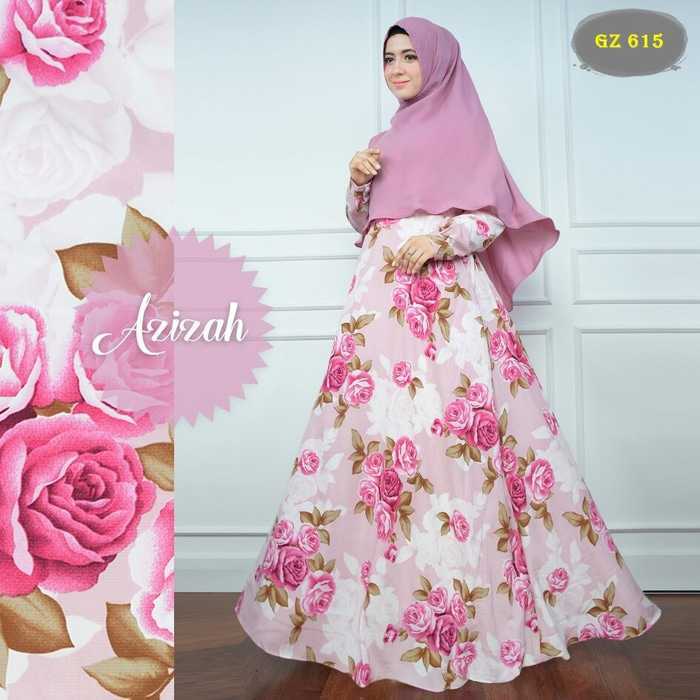 Detail Gambar Dress Motif Bunga Mawar Nomer 47