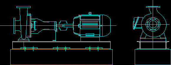 Detail Gambar Dudukan Pompa Cad Nomer 25