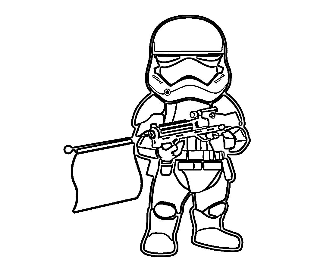 Detail Stormtrooper Ausmalbild Nomer 7