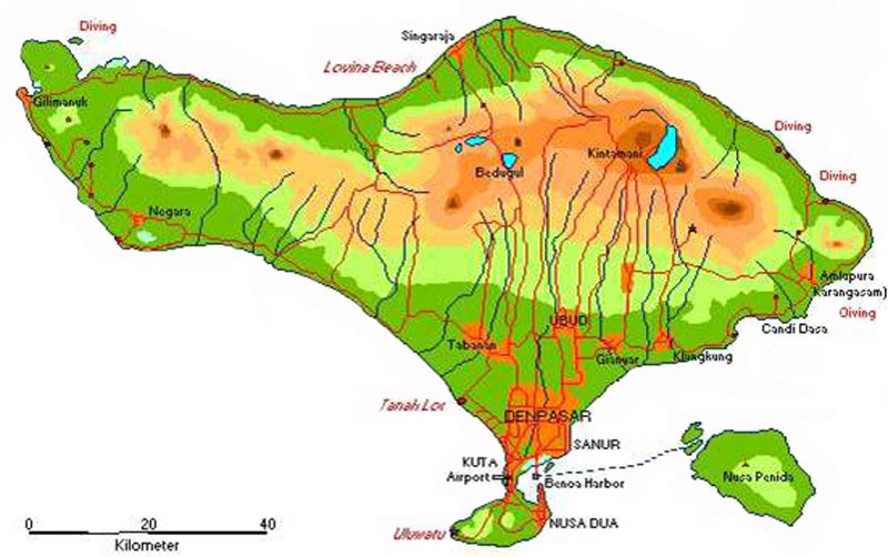 Detail Bali Gili Inseln Karte Nomer 2