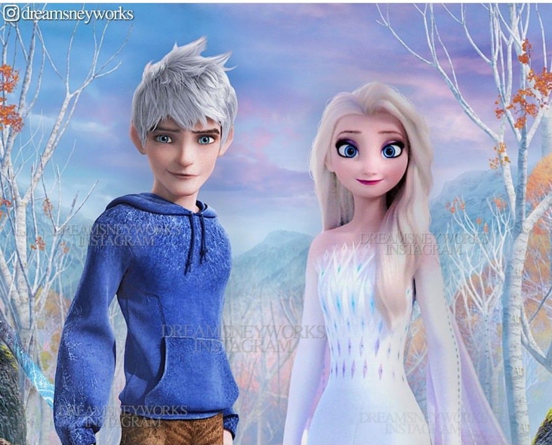 Detail Gambar Elsa Dan Jack Frost Nomer 15