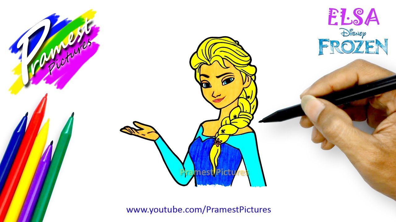 Detail Gambar Elsa Frozen 2 Mewarnai Nomer 43