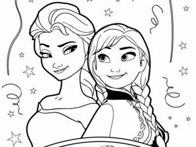 Detail Gambar Elsa Frozen Untuk Mewarnai Nomer 4