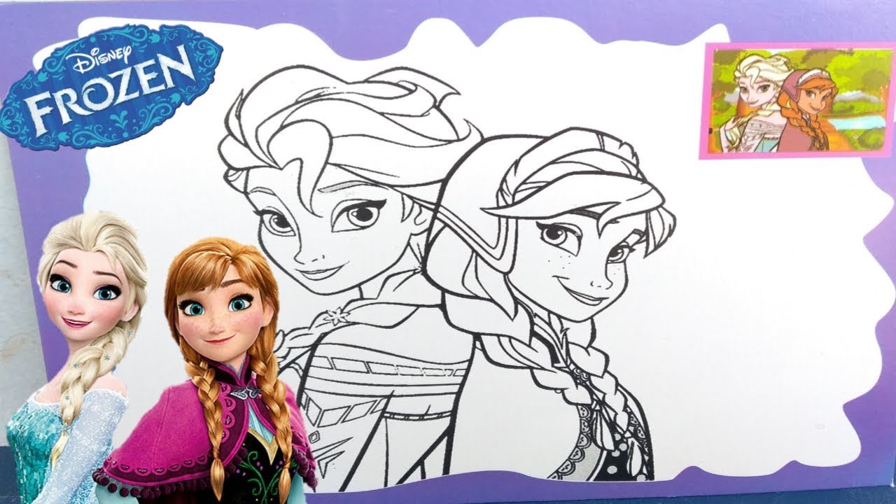 Detail Gambar Elsa Frozen Untuk Mewarnai Nomer 31