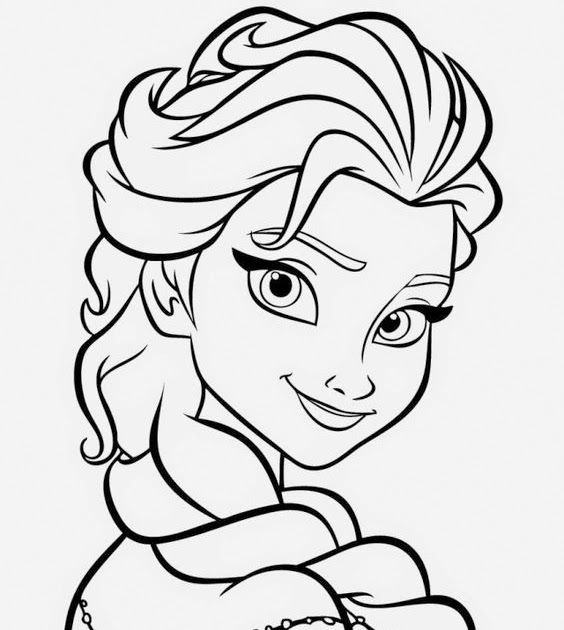 Detail Gambar Elsa Hitam Putih Nomer 5