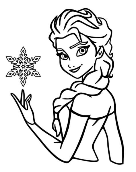 Detail Gambar Elsa Hitam Putih Nomer 8