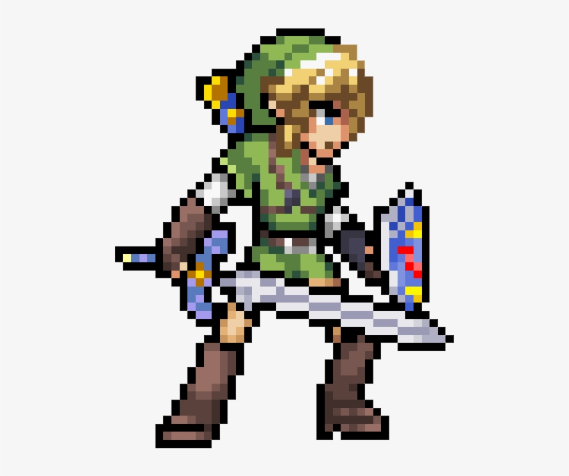 Detail Zelda Link Pixel Nomer 10