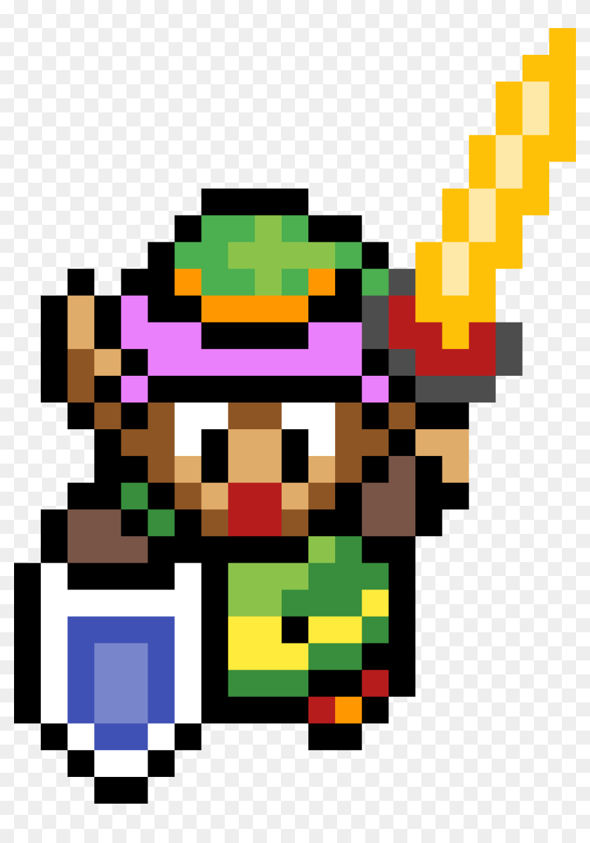 Detail Zelda Link Pixel Nomer 13