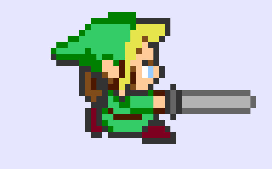 Detail Zelda Link Pixel Nomer 19