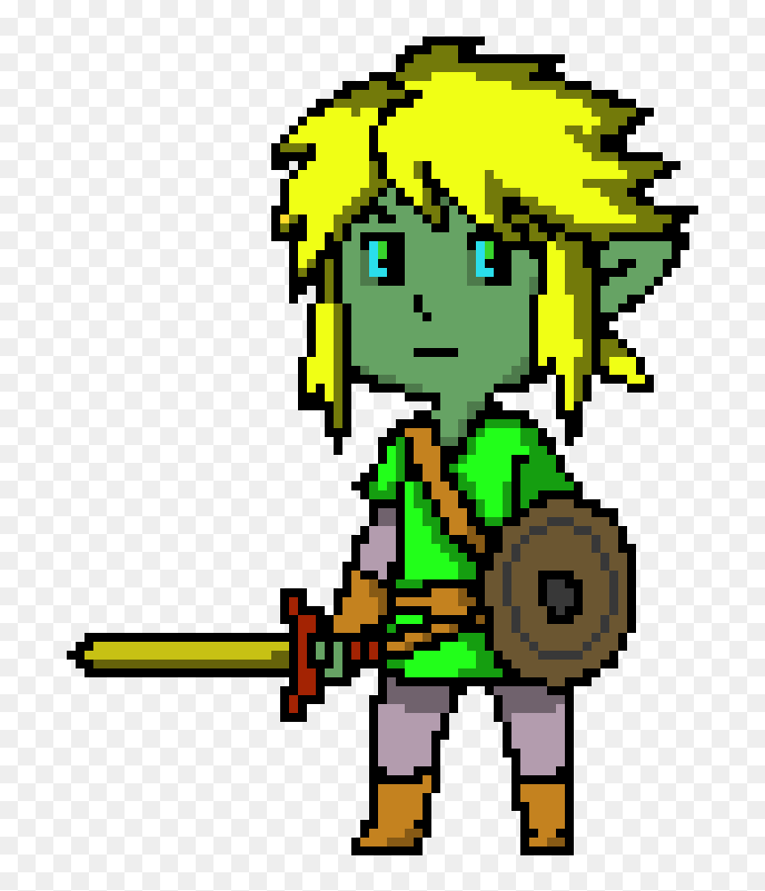Detail Zelda Link Pixel Nomer 25