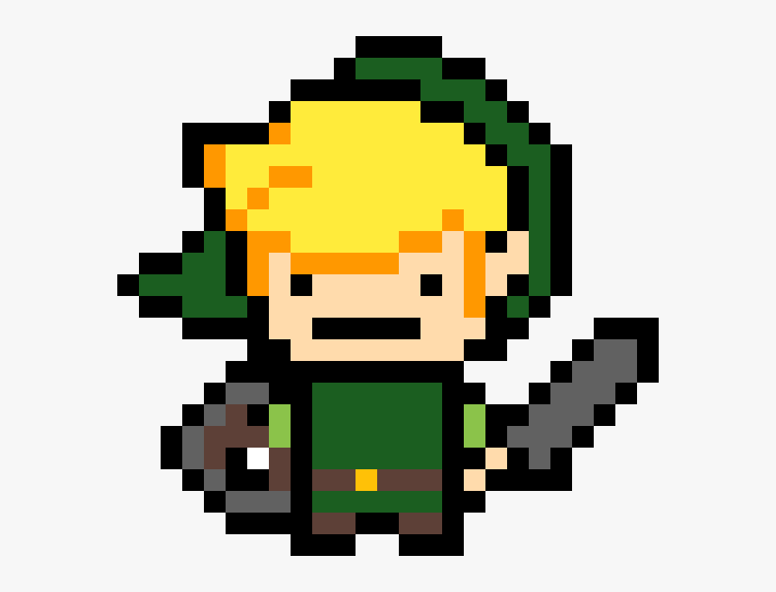 Detail Zelda Link Pixel Nomer 4