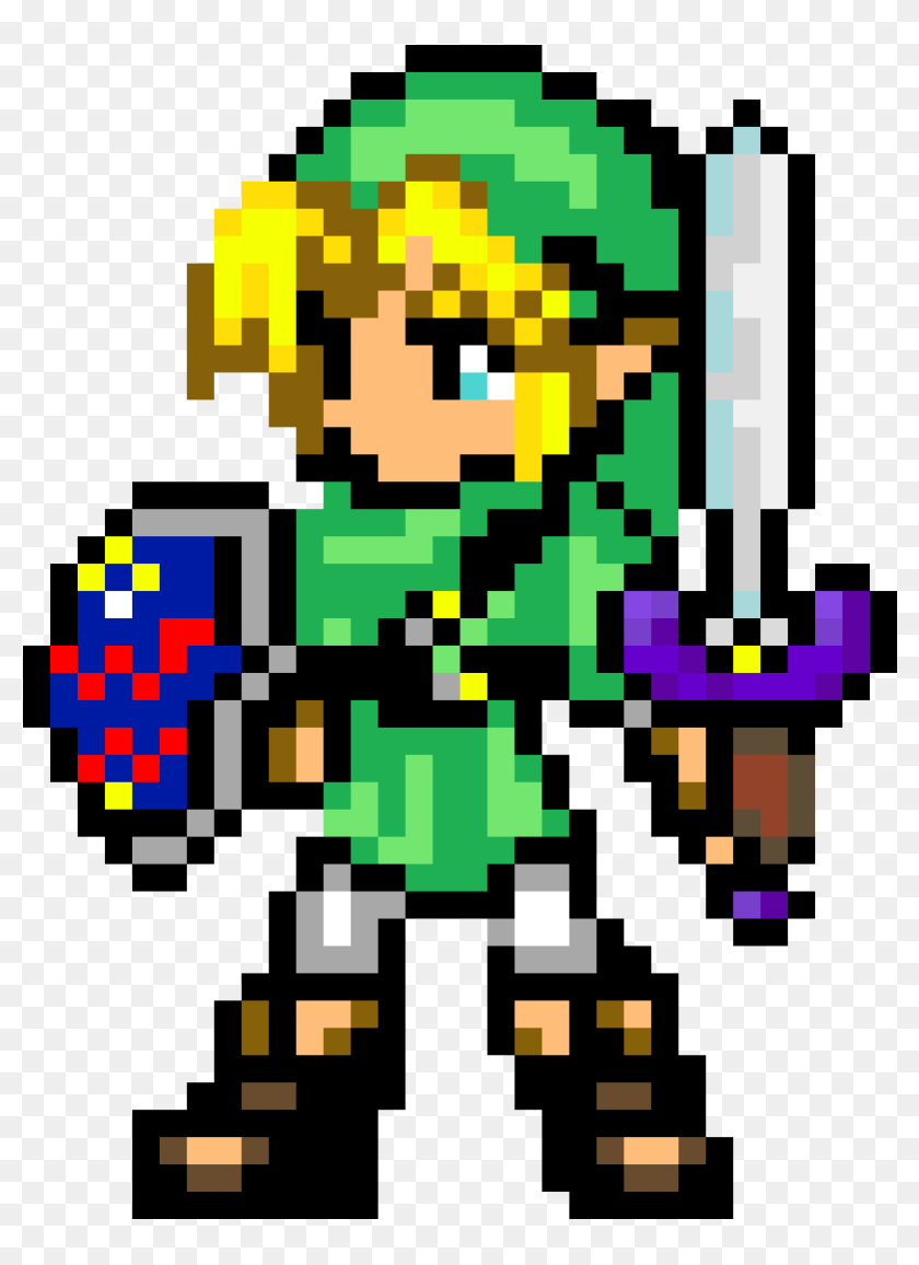 Detail Zelda Link Pixel Nomer 6