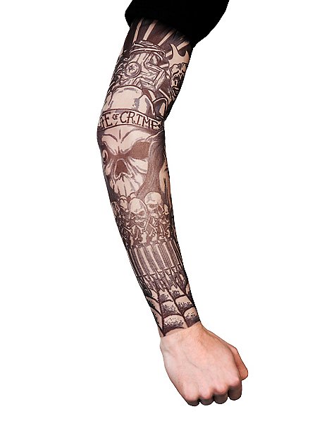 Detail Arm Tattoo Totenkopf Nomer 12