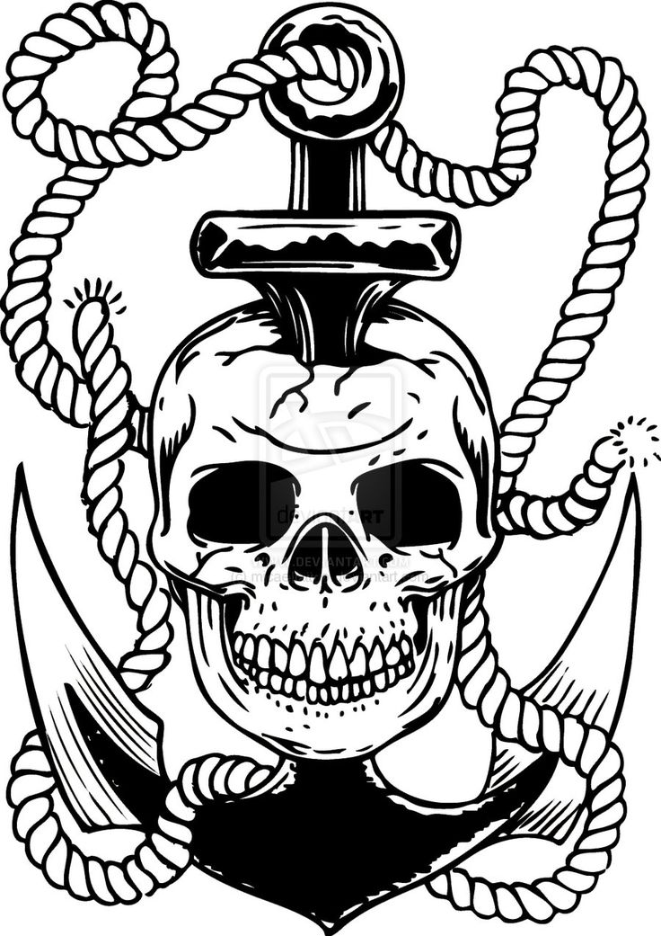 Detail Arm Tattoo Totenkopf Nomer 5