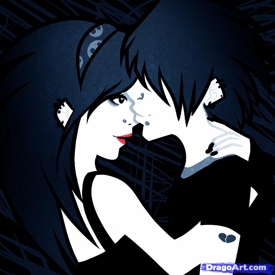 Detail Gambar Emo Kiss Bergerak Nomer 5