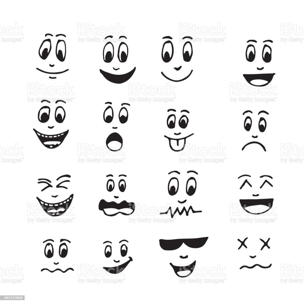 Detail Gambar Emoticon Kantor Hitam Putih Nomer 17