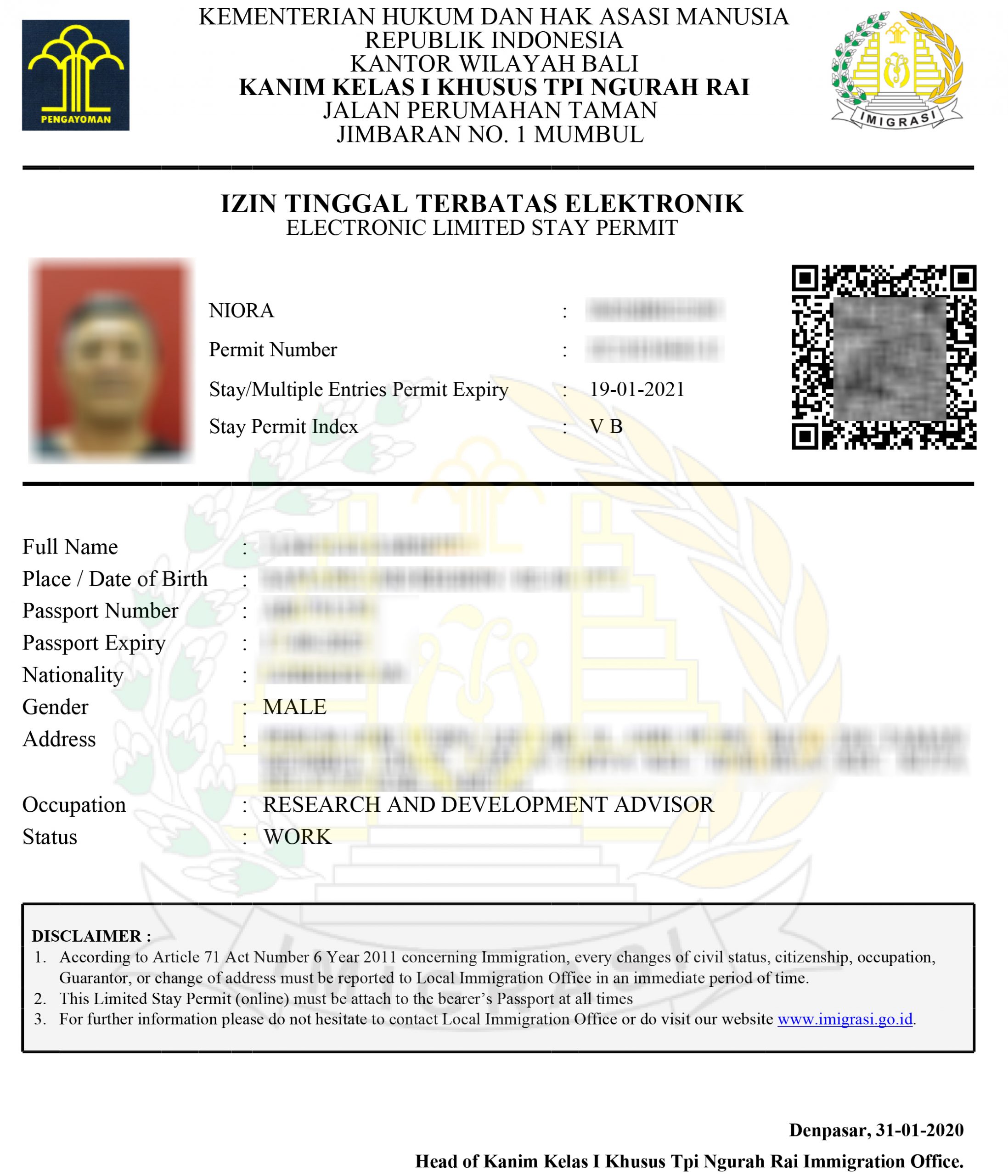 Detail Gambar Entry Permit Indonesia Nomer 39