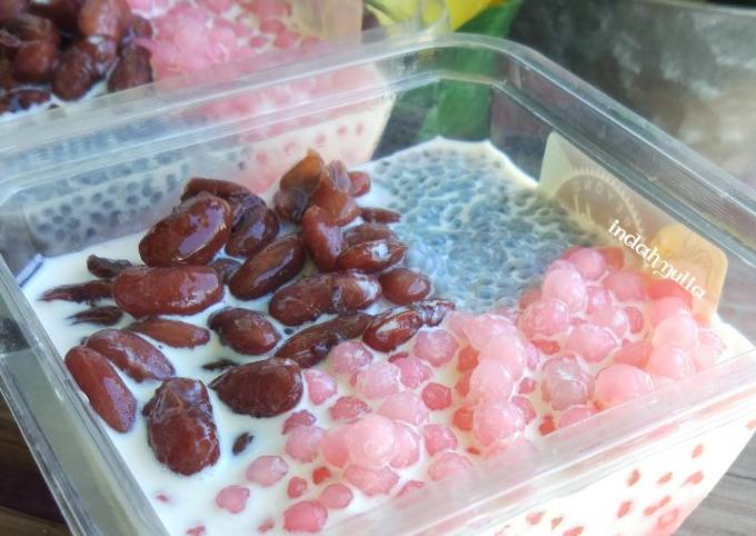 Detail Gambar Es Campur Dan Kacang Merah Nomer 3