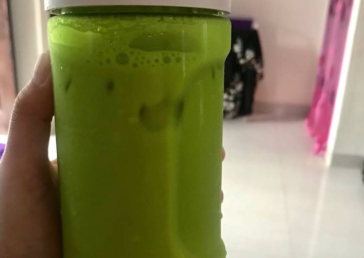 Detail Gambar Es Green Tea Nomer 15