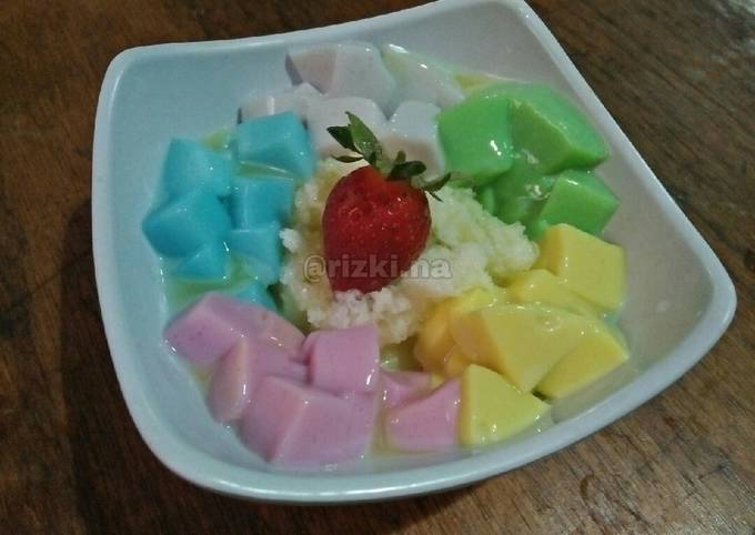 Detail Gambar Es Jelly Pelangi Nomer 42