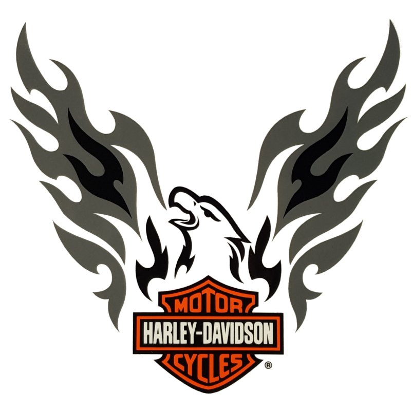 Harley Davidson Aufkleber Auto - KibrisPDR