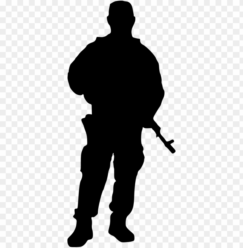 Detail Silhouette Soldat Nomer 3
