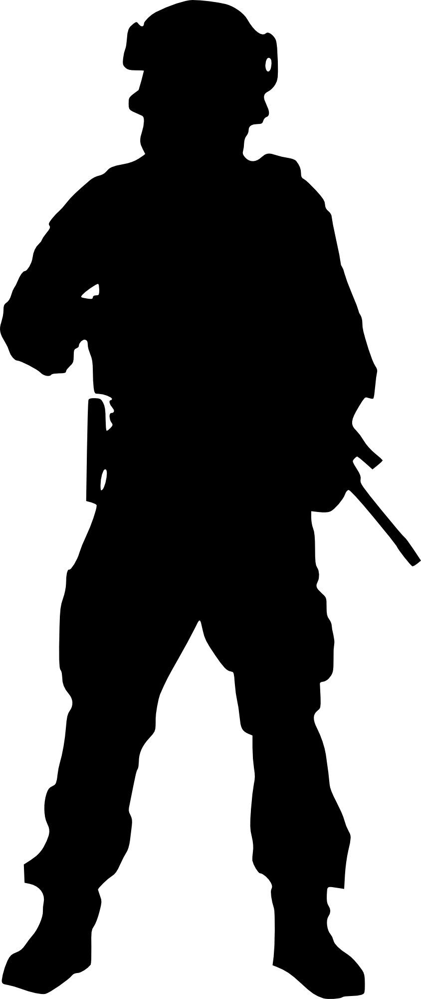 Detail Silhouette Soldat Nomer 6