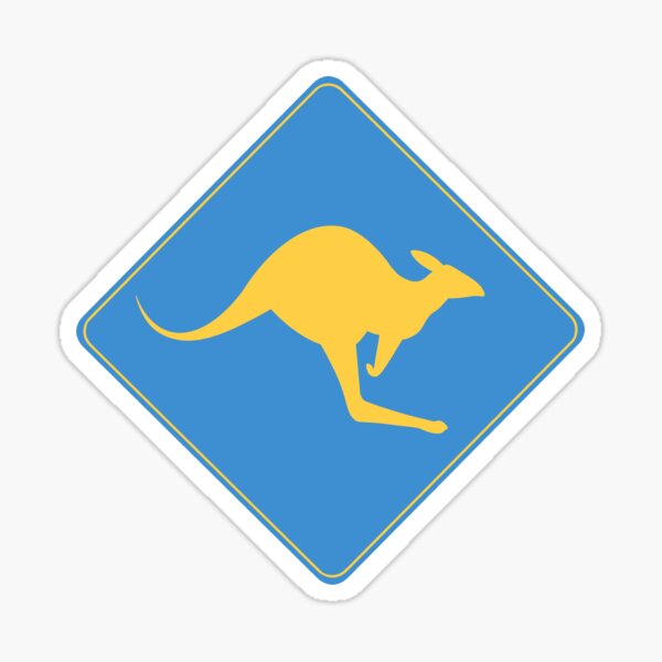 Detail Australian Road Signs Kangaroo Nomer 16