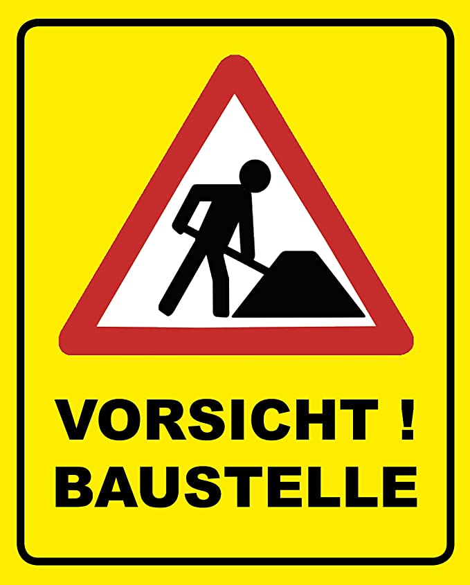 Detail Baustellen Schild Nomer 2