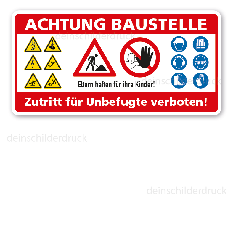 Detail Baustellen Schild Nomer 26