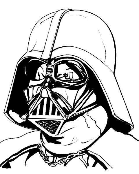 Detail Darth Vader Lineart Nomer 10