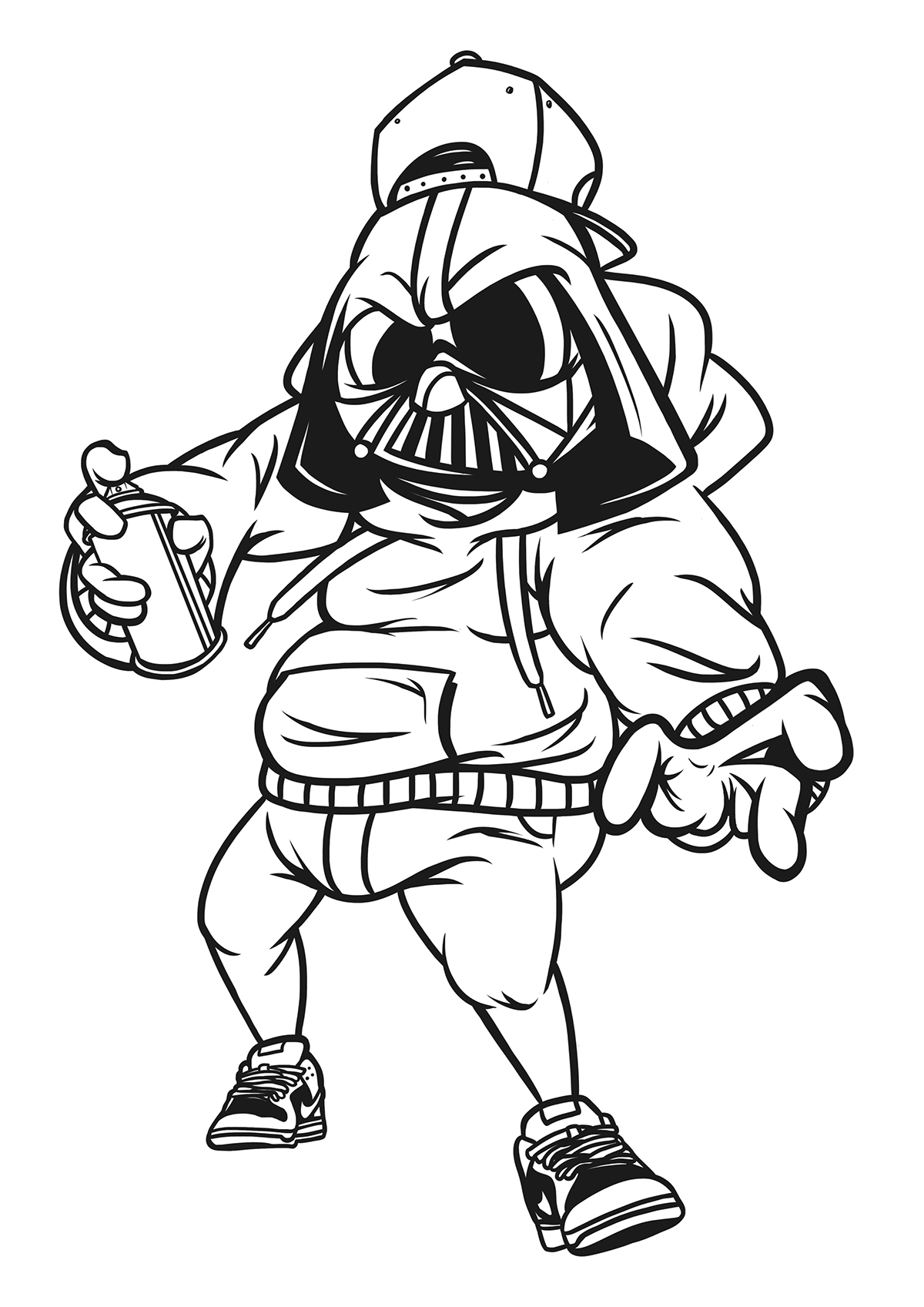 Detail Darth Vader Lineart Nomer 11
